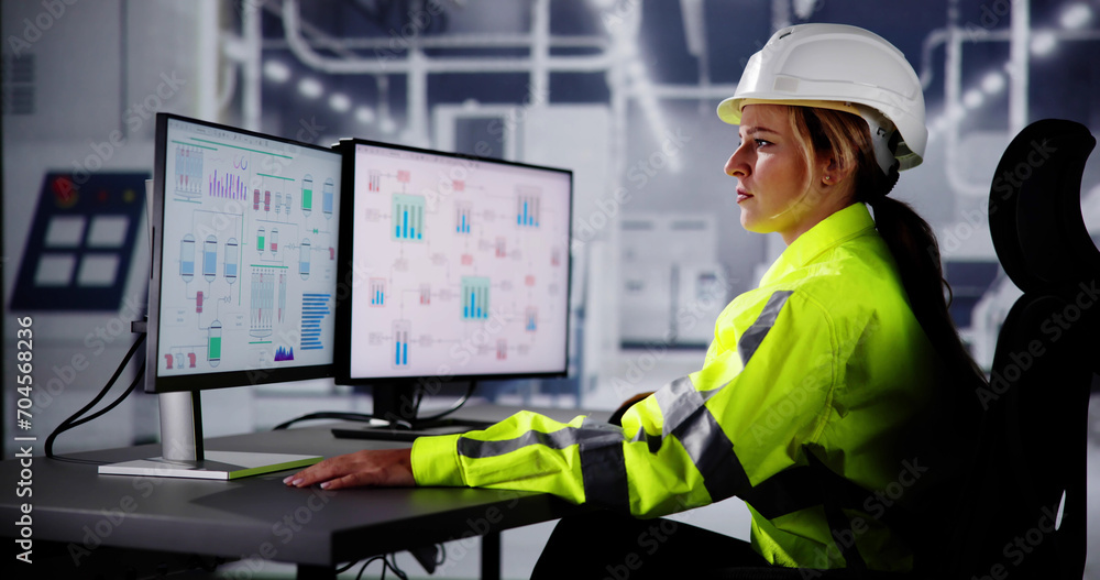 Poster Engineer Operators Using Scada System
