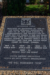 Militaru Memorials, Red Deer, Red Deer county, Alberta, Canada