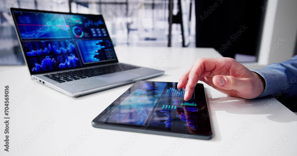 Poster kpi business analytics data dashboard