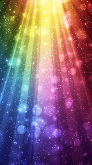 Glittering Prism Light Background with Spectacular Gradation of Light Entering from Left and Right, Ideal for Dynamic and Vibrant Vector Illustrations
