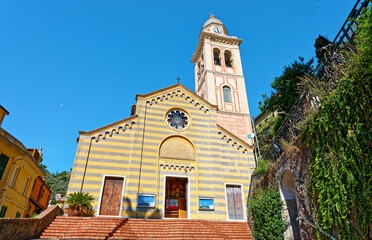 Eglise San Giorgio, Portofino, Parc national des Cinque Terre, Nord-Ovest, Italie
