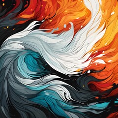 abstract colored black and white background