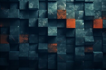 Modern Dark Abstract Geometric Grid Background with Textured Feel for Graphic Design Projects