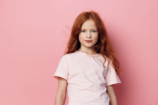 Background person expression upset isolated girl childhood cute portrait children face emotion caucasian young female