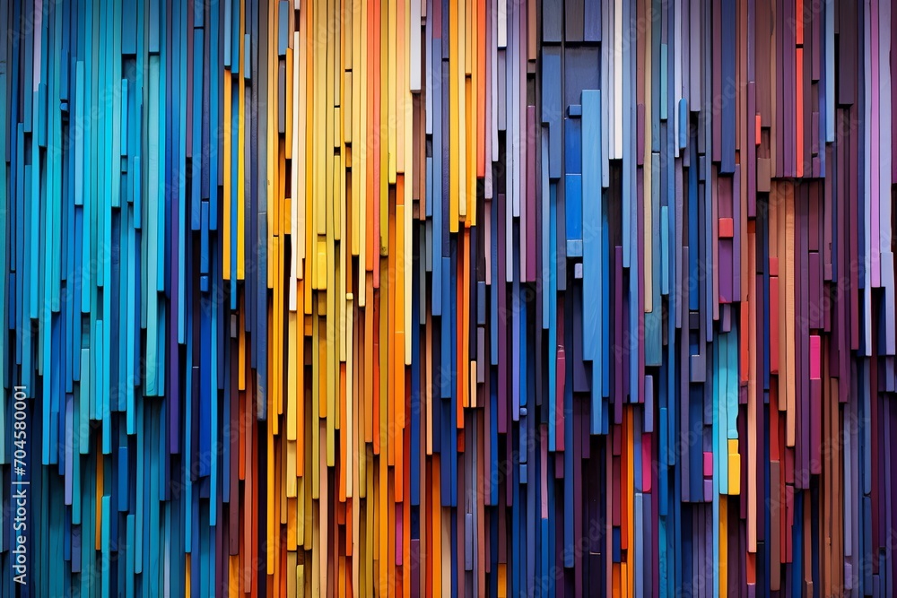 Poster this vibrant collection features rainbow-colored paint strokes, each showcasing a different hue and 