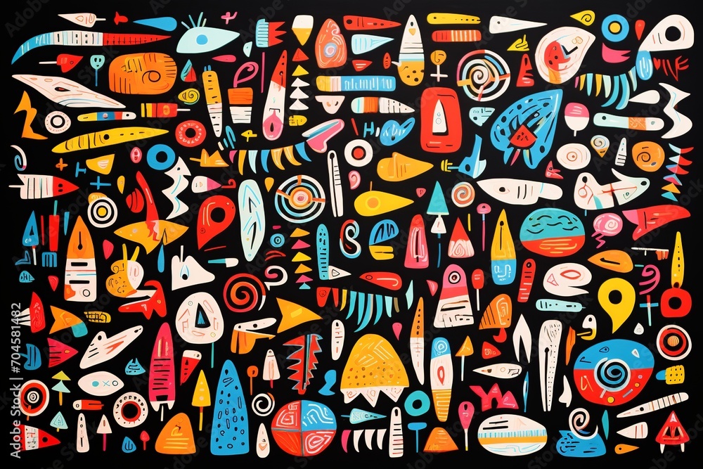 Poster this vibrant collection features rainbow-colored paint strokes, each showcasing a different hue and 
