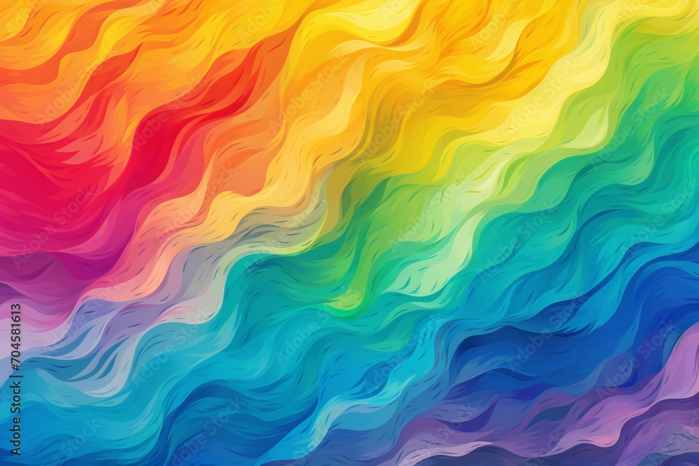 Poster this vibrant collection features rainbow-colored paint strokes, each showcasing a different hue and 