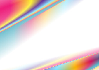 Colorful smooth thermal stripes abstract tech background. Holographic colors gradient. Vector design
