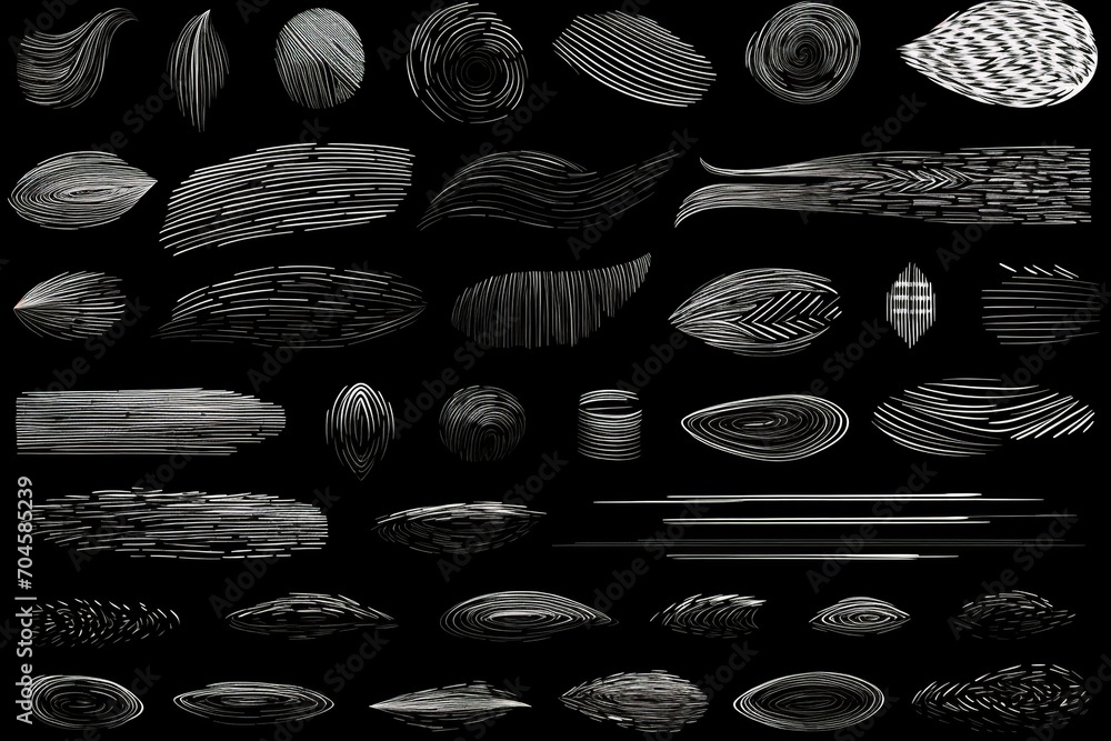 Poster this set features abstract and precise black marker strokes, perfect for monochromatic themes. each 