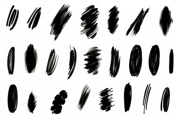 This set features abstract and precise black marker strokes, perfect for monochromatic themes. Each...