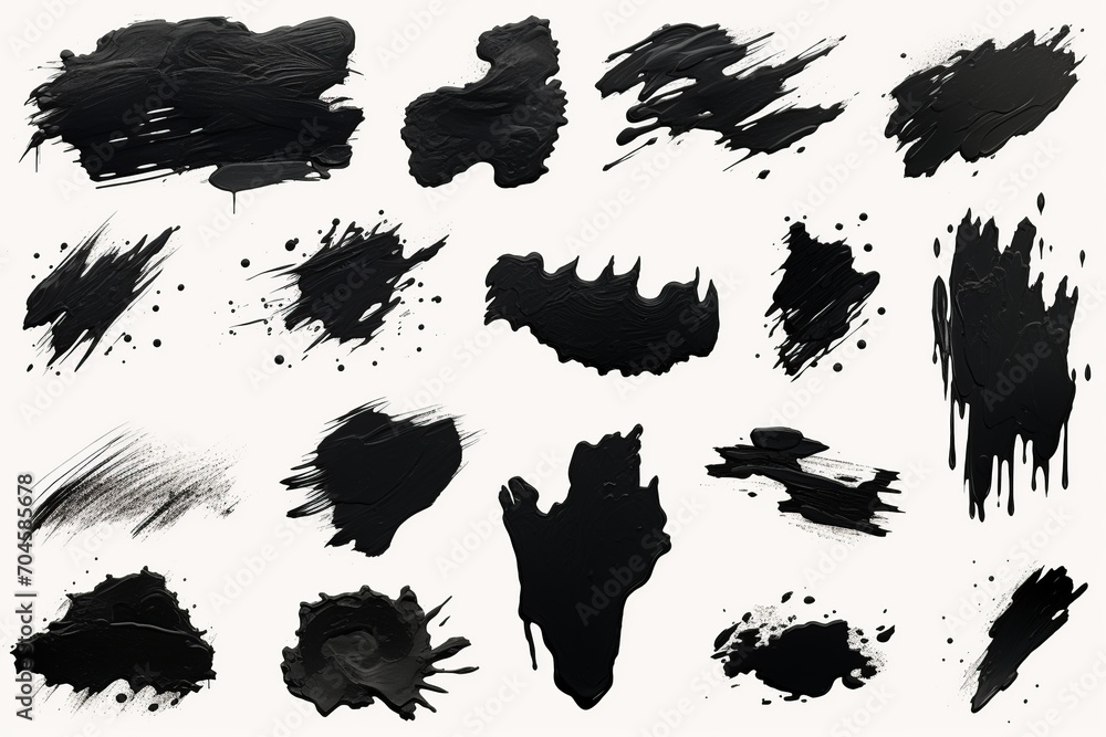 Poster this set features abstract and precise black marker strokes, perfect for monochromatic themes. each 