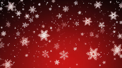 Obraz na płótnie Canvas Snowflakes pattern Christmas falling snowflake