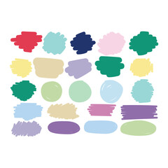 23 Paint Brush Strokes SVG Bundle Vol-16