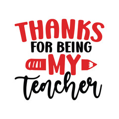 Thanks for Being My Teacher