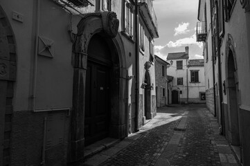 Agnone, Isernia. Glimpses of the historic center
