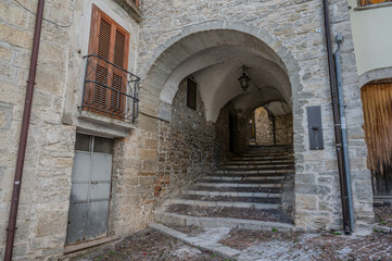 Agnone, Isernia. Glimpses of the historic center