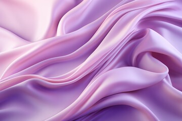 Purple silk fabric with gentle waves