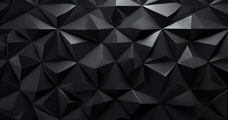 Geometric Black Polygons
 - obrazy, fototapety, plakaty