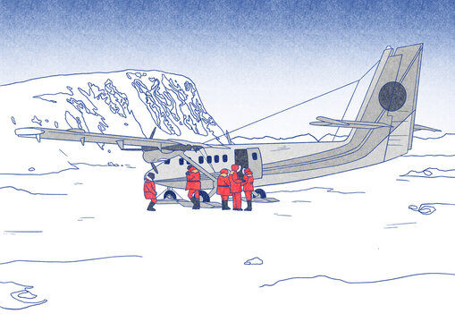 Avion de scientifiques