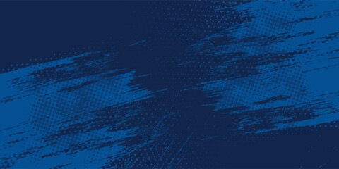 blue color pattern gradient grunge texture background. Dots pop art comics sport style vector illustration Abstract background dark blue with modern corporate concept pattern design © VIRAL