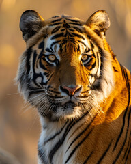 Close up view of a Tiger