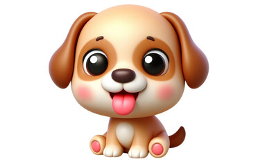 Obraz na płótnie Canvas 3D Dog Illustrations - Creative Canine Designs for Digital Art Enthusiasts on Adobe Stock - Vibrant, Playful, and Futuristic