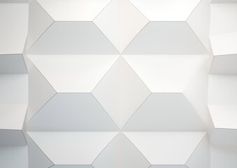 abstract geometric white background
