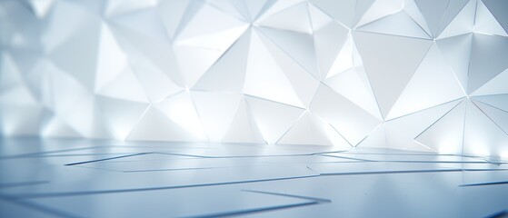 Obraz premium abstract geometric white background