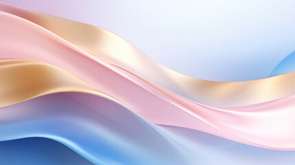Obraz premium abstract light pink, light blue, gold background illustration 