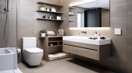 modern and elegant bathroom