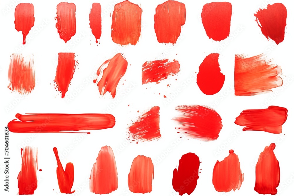 Poster xplore this captivating compilation of dynamic red marker strokes, created with various pressure and