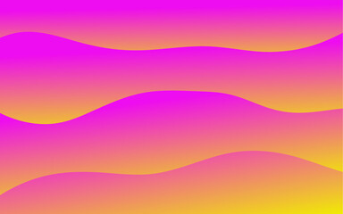 Fototapeta premium a pink and yellow background with wavy lines