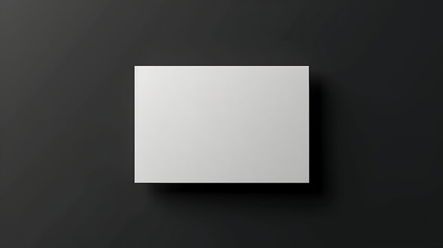 A big Empty Card Icon, Sumptuous Soft White Texture, embossed, shaded, Negative Space, Isolated, Solid Black Background