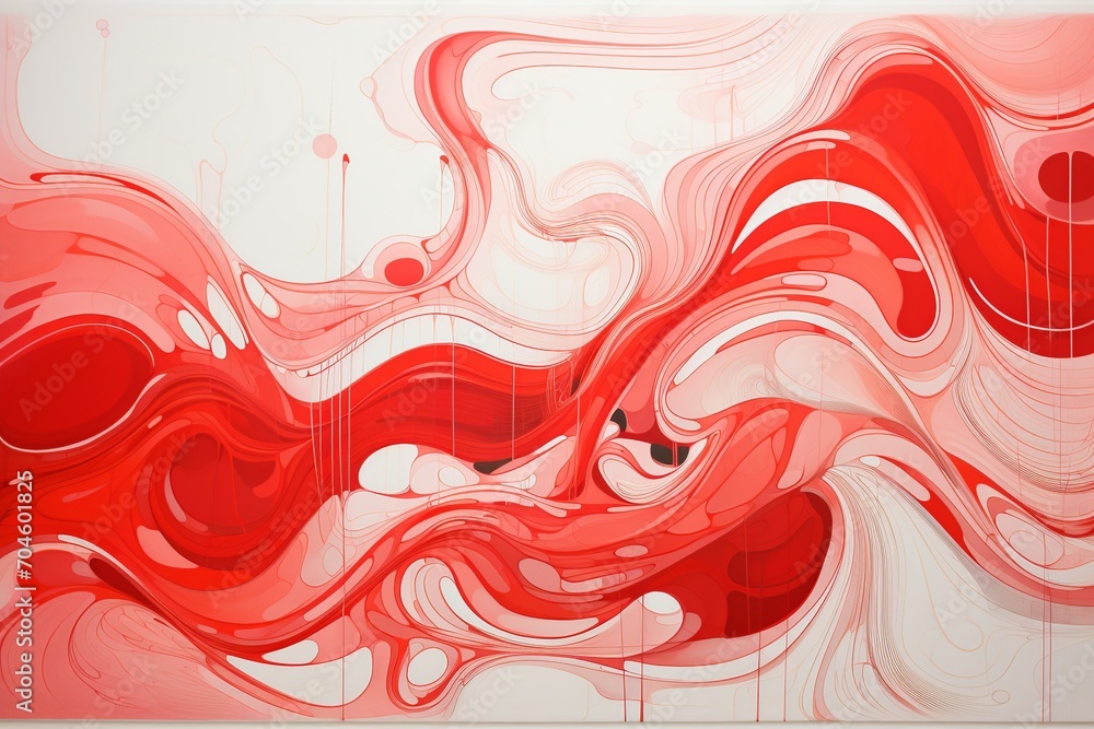 Poster xplore this captivating compilation of dynamic red marker strokes, created with various pressure and