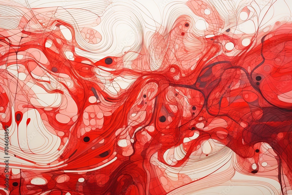 Poster xplore this captivating compilation of dynamic red marker strokes, created with various pressure and