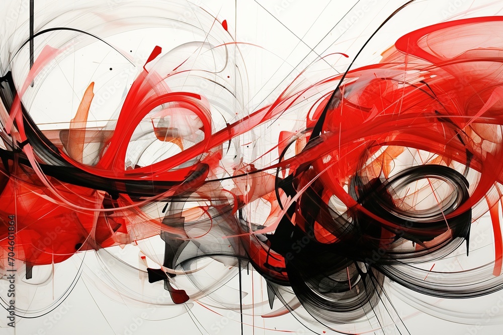 Poster xplore this captivating compilation of dynamic red marker strokes, created with various pressure and