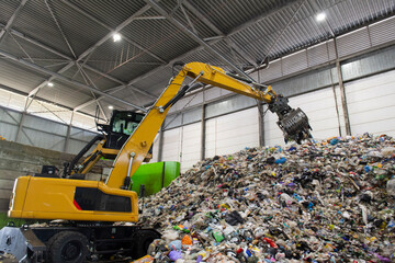Plastic recycle material in industry - 704603466
