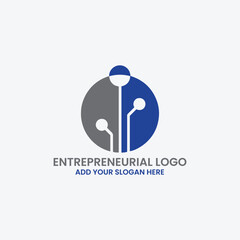 entrepreneurship logo design vector