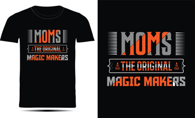 Mother's Day vector T-shirt design gift for mom