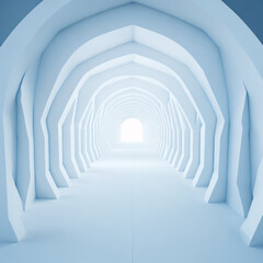 White Empty Tunnel 