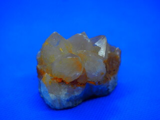 Shiny quartz stone on a background to enhance it.