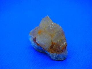 Shiny quartz stone on a background to enhance it.