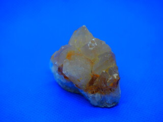 Shiny quartz stone on a background to enhance it.