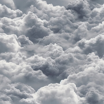 Ethereal Cloudscape Majesty - AI-Generated Atmospheric Phenomenon