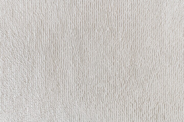 abstract background of white terry towel texture close up