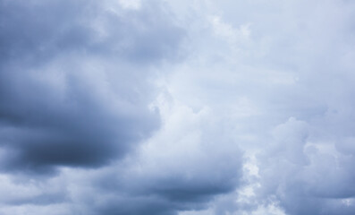 sky filled with fluffy clouds, symbolizing serenity and freedom