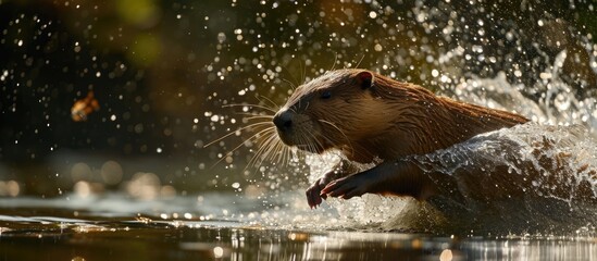 Mammal known for its agility in water