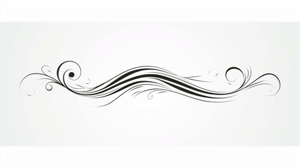 Elegant and flowing cursive calligraphy spelling out a positive message on a pristine white background for an uplifting banner design. [Cursive positivity]