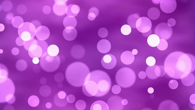 Blue and purple glowing bokeh particle animation. Blue and purple background. Colorful blurry animation of moving bubbles. Blue and purple background with alternating colors.