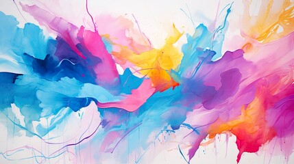 Abstract elegant watercolor texture painting colorful background.